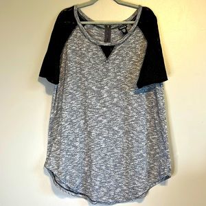 NWOT Torrid Lace shoulder top